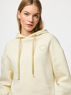 Chilli Hoodie, White Pepper with Gold