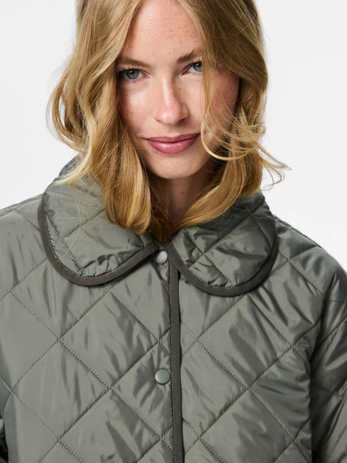 Emily Quilted Jacket, Castor Grey