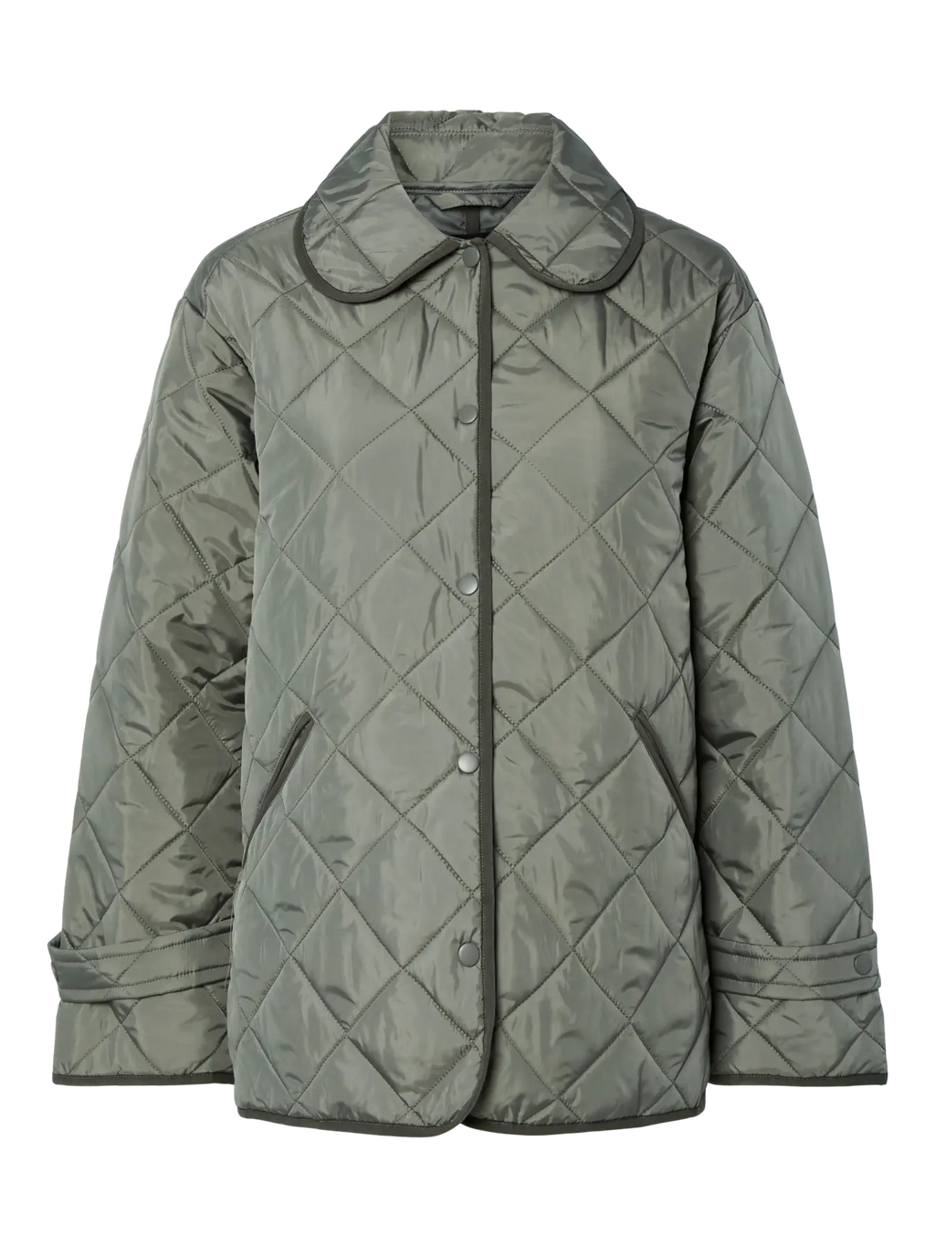 Emily Quilted Jacket, Castor Grey