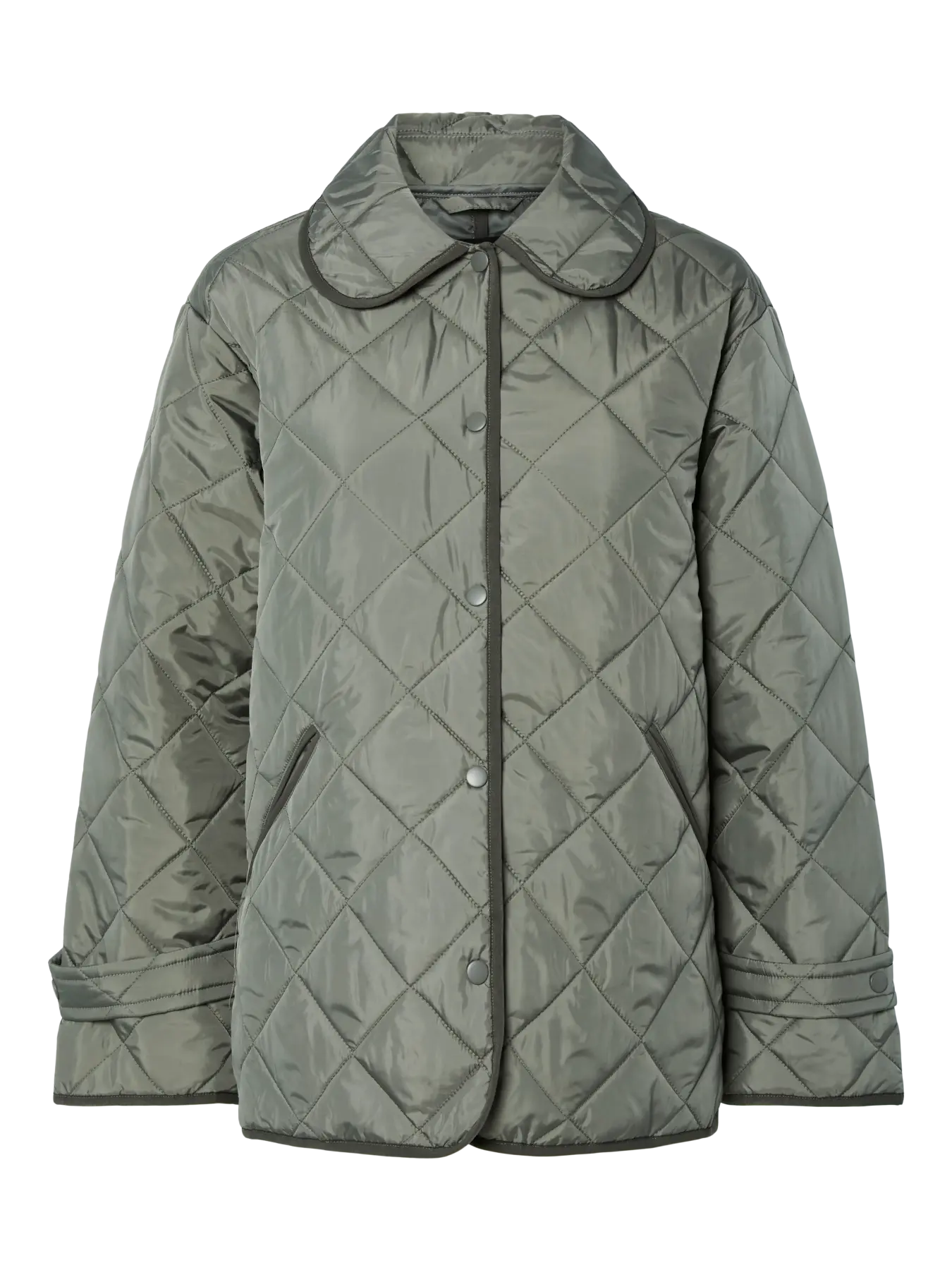 Emily Quilted Jacket, Castor Grey