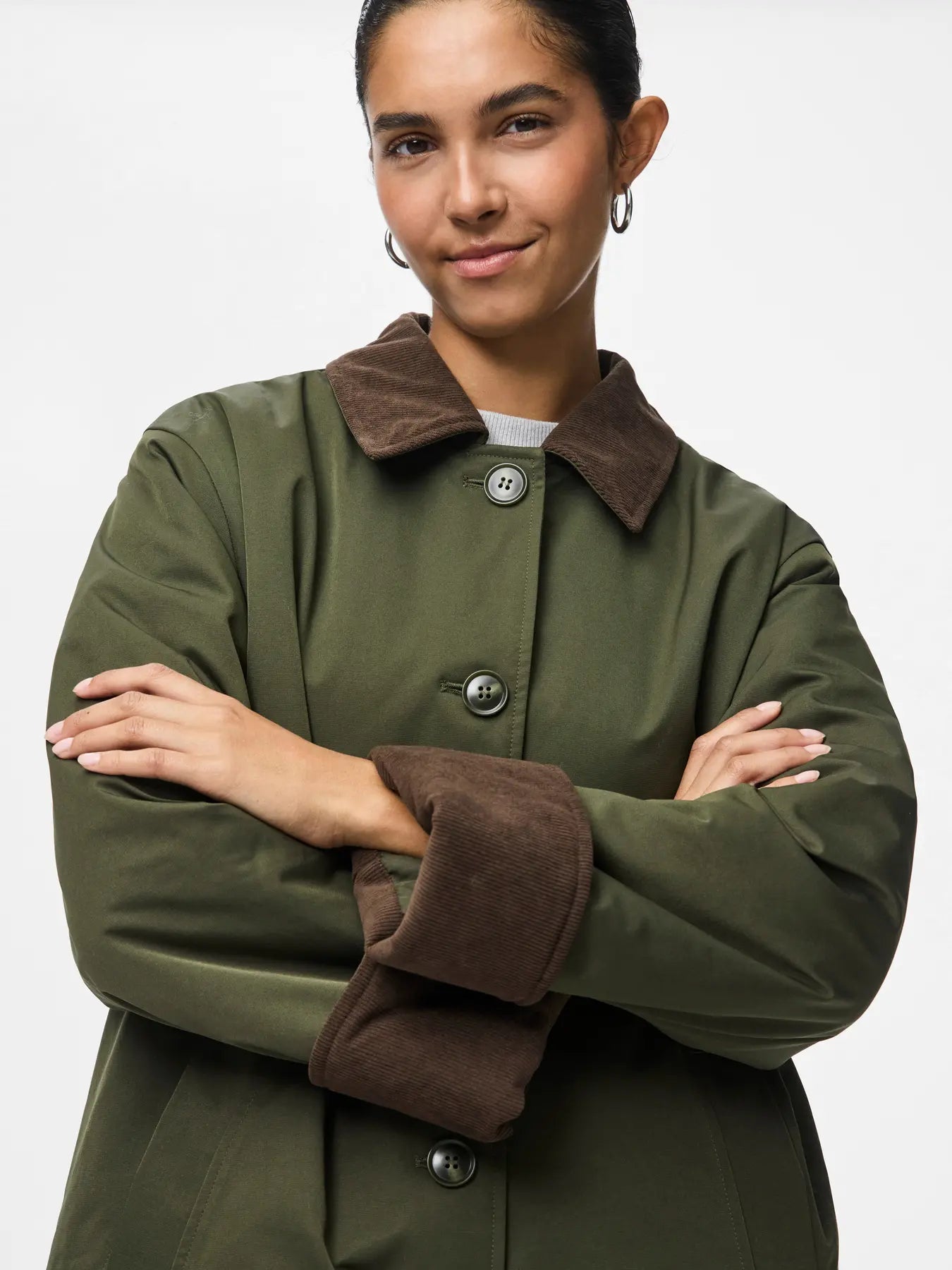 Jorma Long Corduroy Jacket, Forest Night