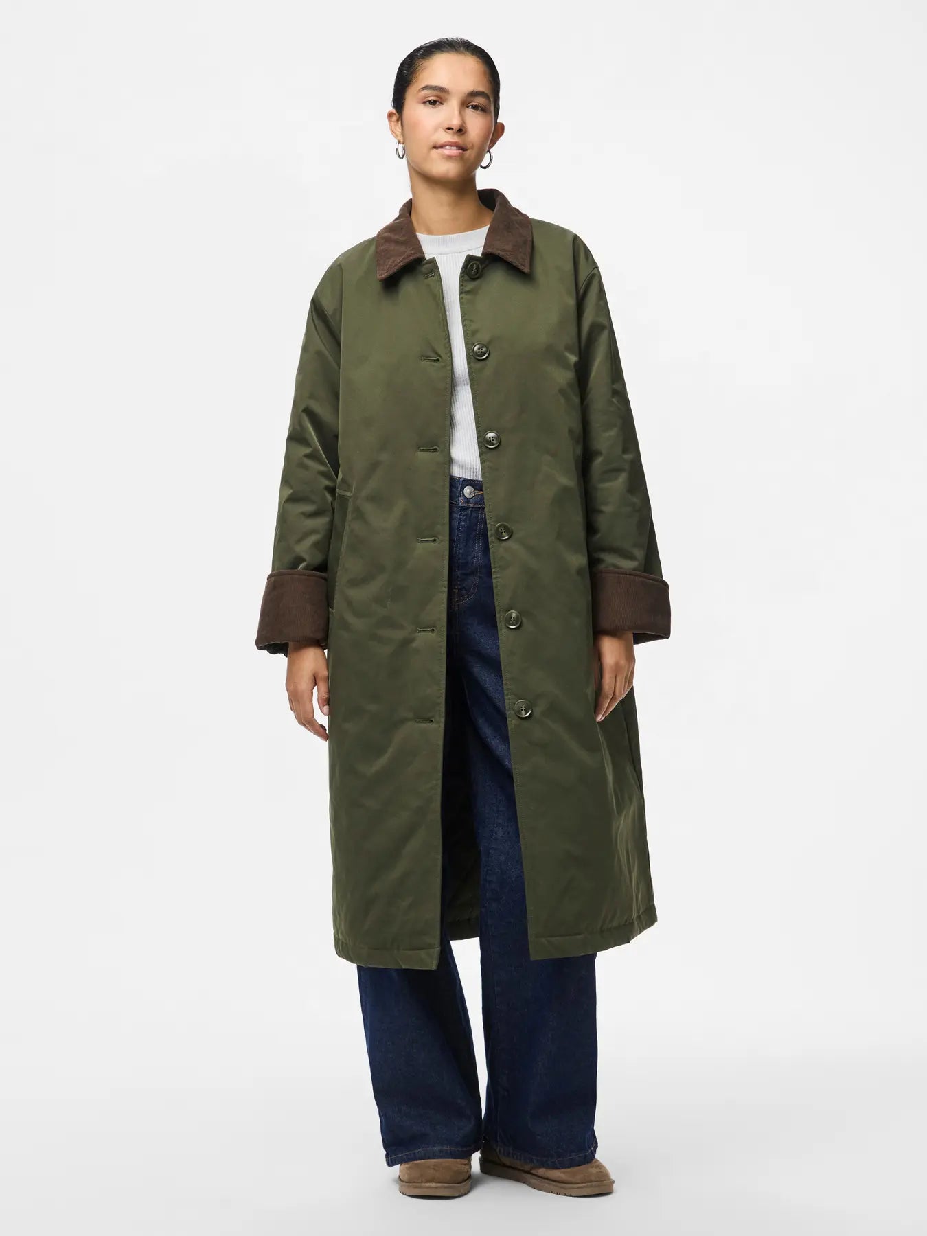 Jorma Long Corduroy Jacket, Forest Night