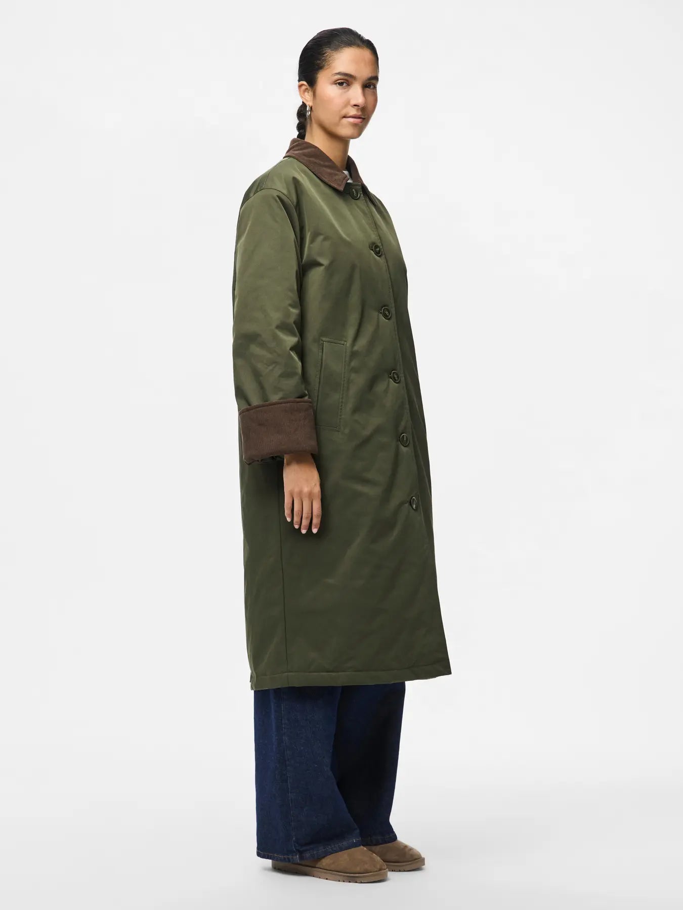 Jorma Long Corduroy Jacket, Forest Night