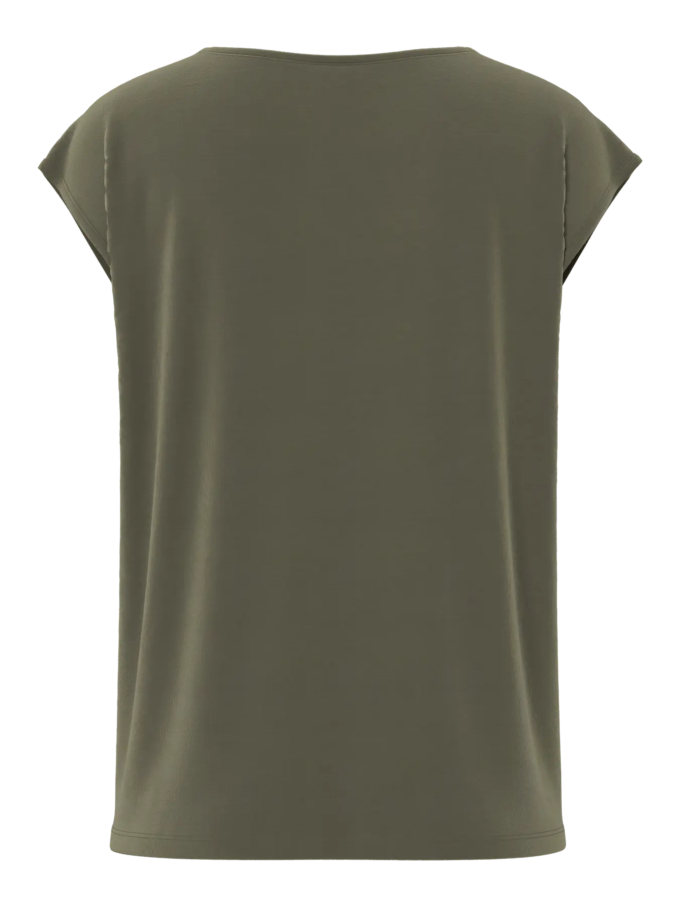 Kamala Lacy V-Neck Tee, Grape Leaf
