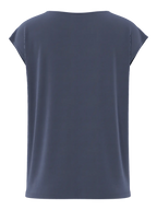 Kamala Lacy V-Neck Tee, Ombre Blue
