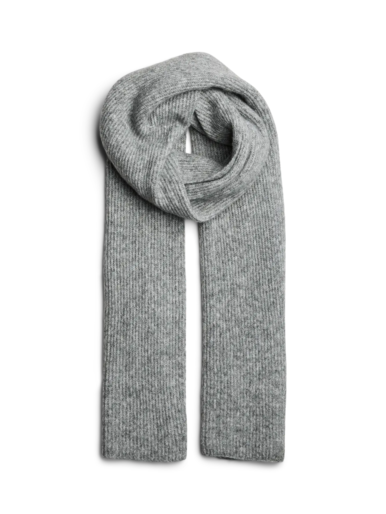 Moella Scarf, Medium Grey Melange