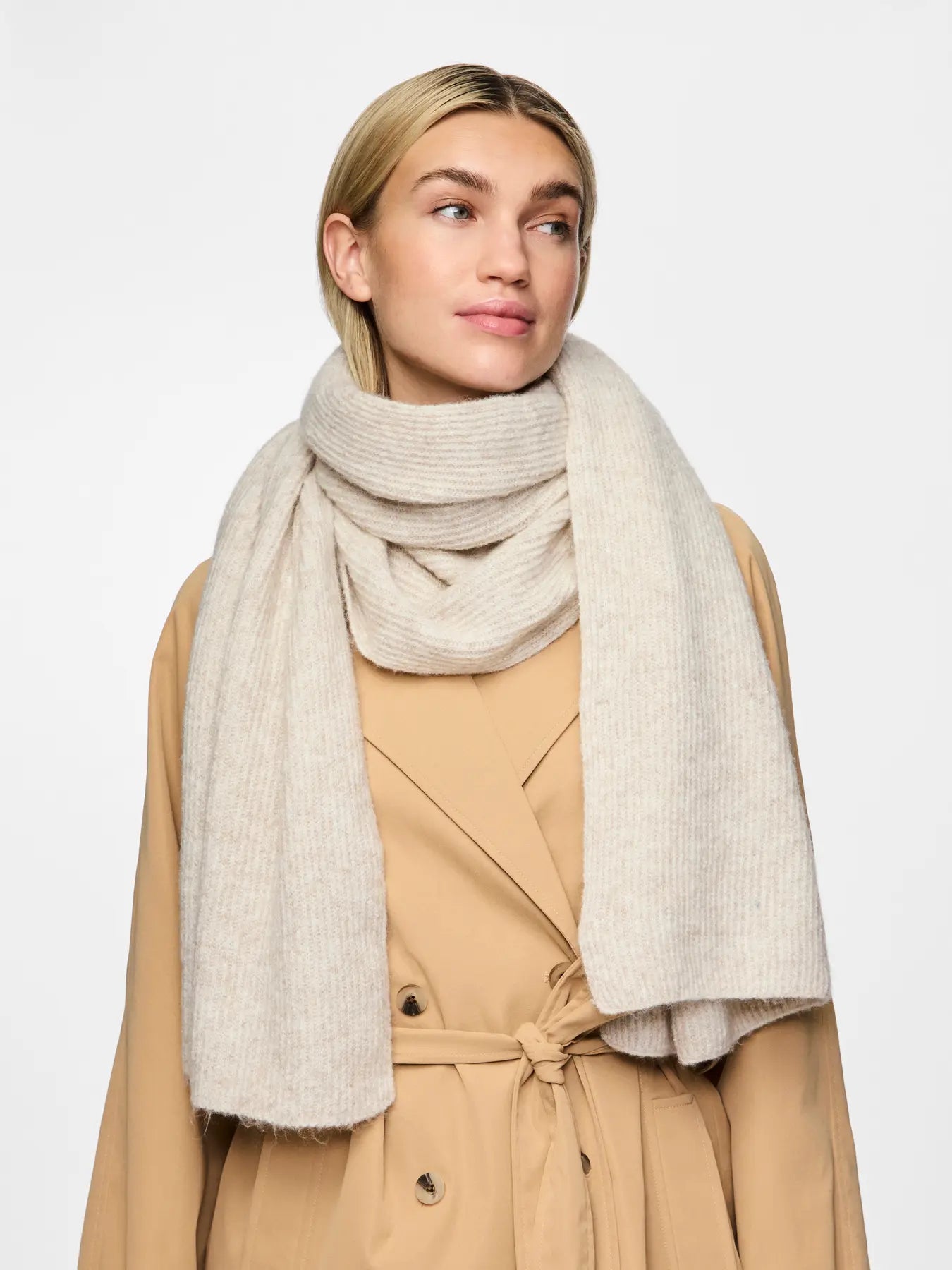 Moella Scarf, Whitecap Grey Melange