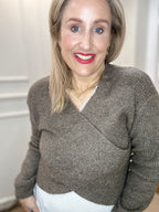 Nanu Wrapover Jumper, Morel