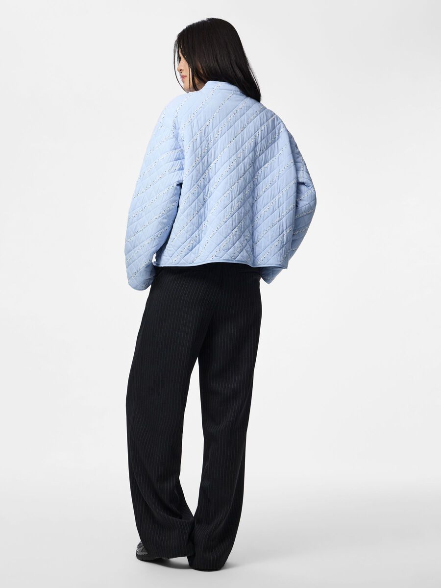 Rikke Quilted Jacket, Cashmere Blue