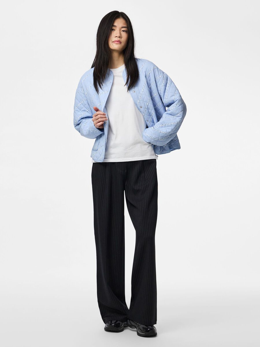 Rikke Quilted Jacket, Cashmere Blue