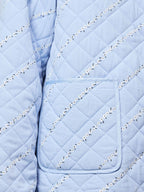 Rikke Quilted Jacket, Cashmere Blue