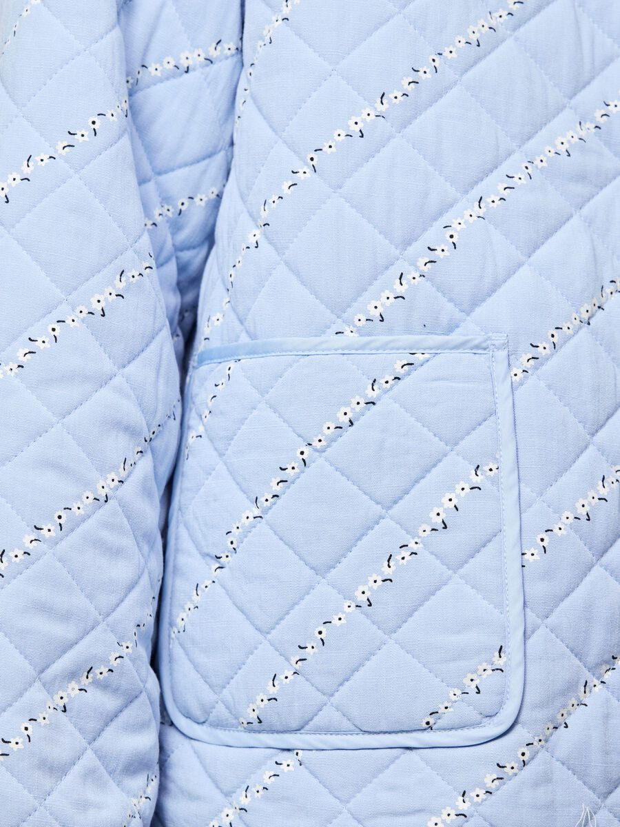 Rikke Quilted Jacket, Cashmere Blue