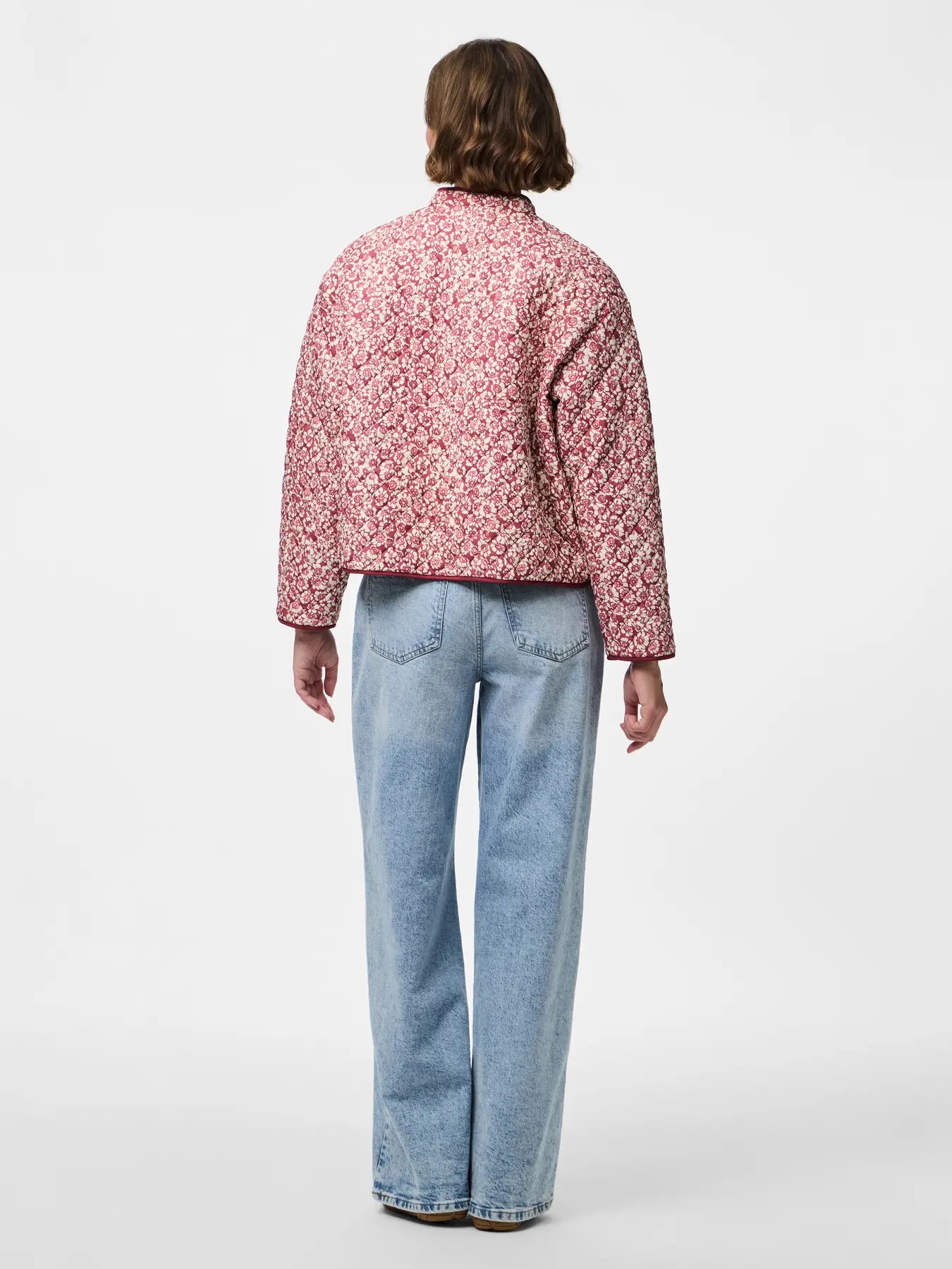 Rikke Quilted Jacket, Slate Rose