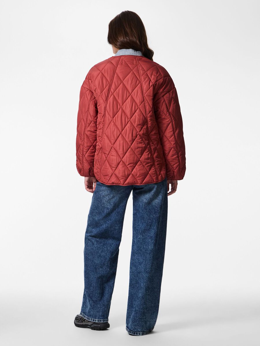 Stella Quilted Jacket, Garnet