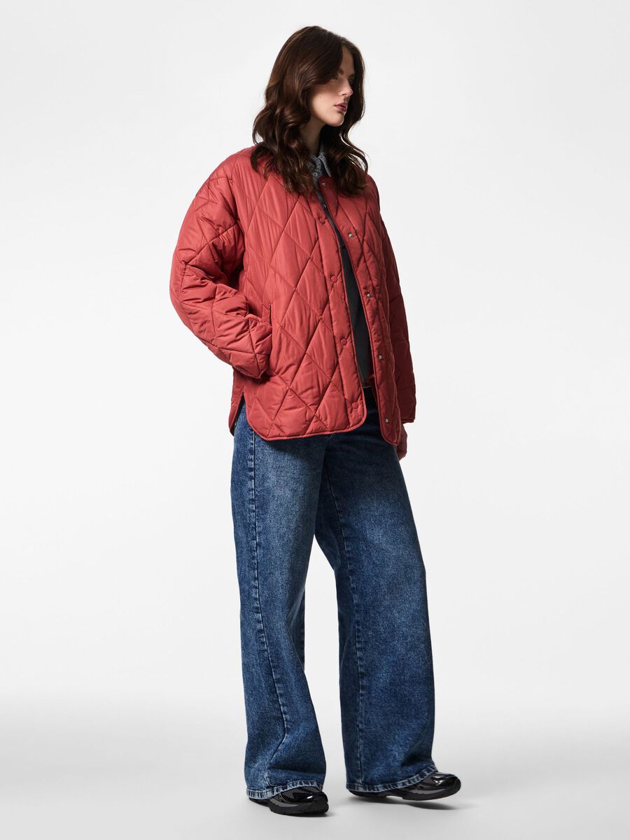 Stella Quilted Jacket, Garnet