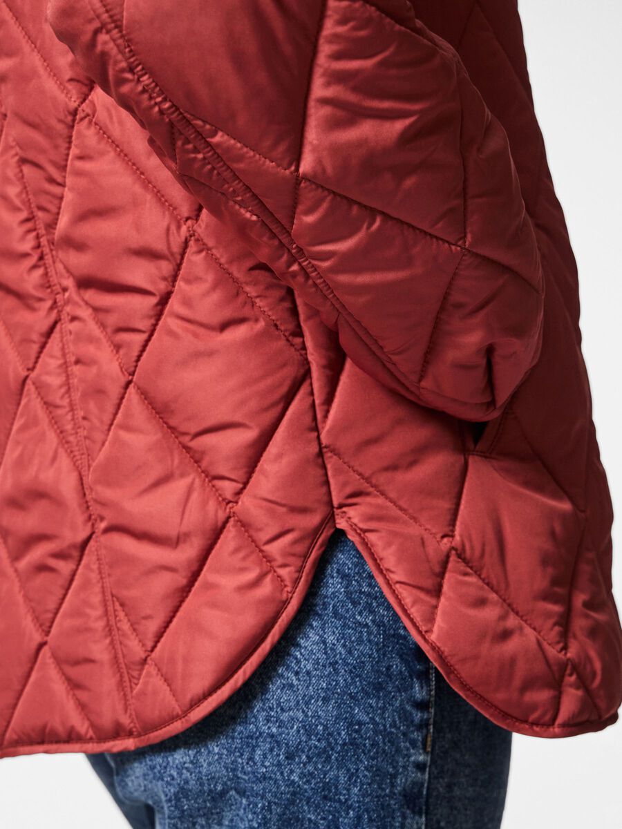 Stella Quilted Jacket, Garnet