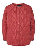 Stella Quilted Jacket, Garnet