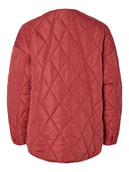 Stella Quilted Jacket, Garnet
