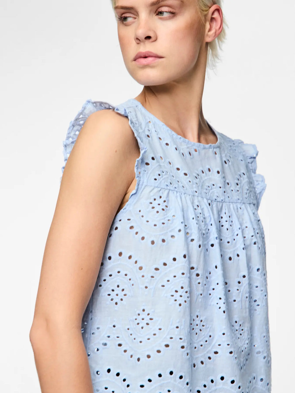 Vilde Top, Cashmere Blue