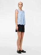 Vilde Top, Cashmere Blue