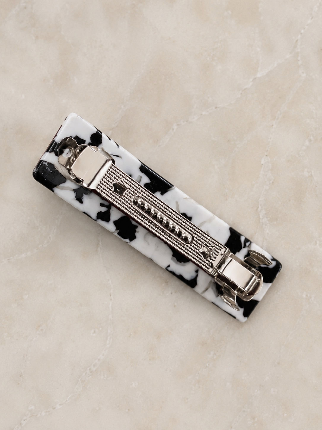 Barrette, Tortoiseshell Black & White