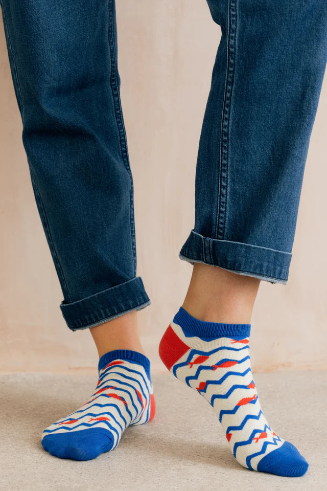 Camille Fish Giftbox - Trainer Socks and Decoration