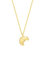 Croissant Necklace, Gold-Plated