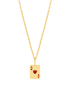 Ace of Hearts Necklace