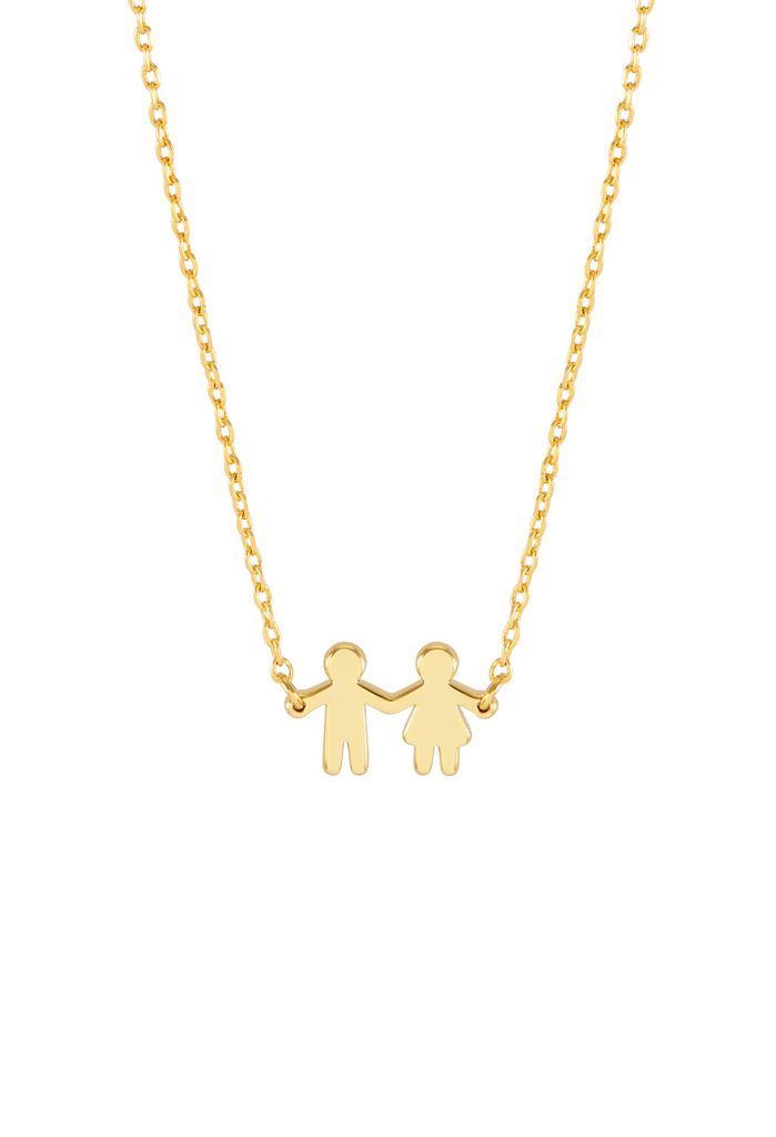 Paperchain People Necklace