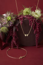 Paperchain People Necklace