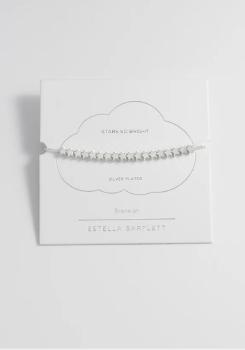Stars So Bright Chain Bracelet, Silver-Plated