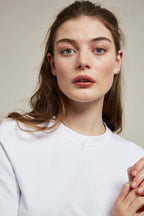 Moon & Star Necklace, Silver-Plated