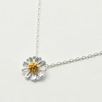 Wildflower Necklace, Silver-Plated