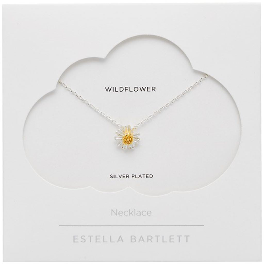 Wildflower Necklace, Silver-Plated