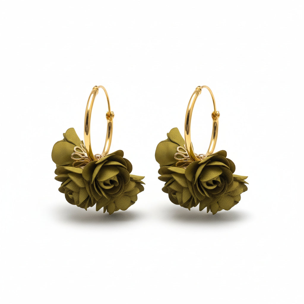 Serendity Hoops, Chartreuse