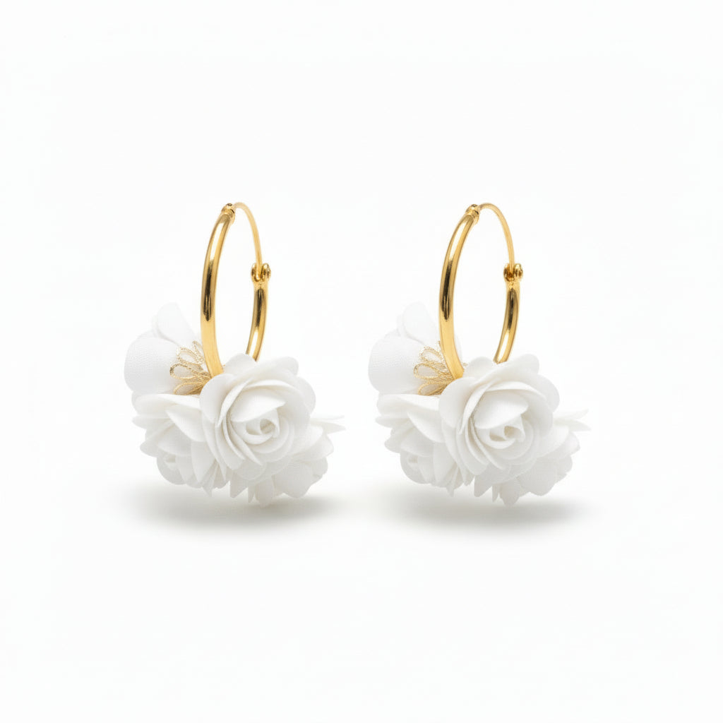 Serendity Hoops, White