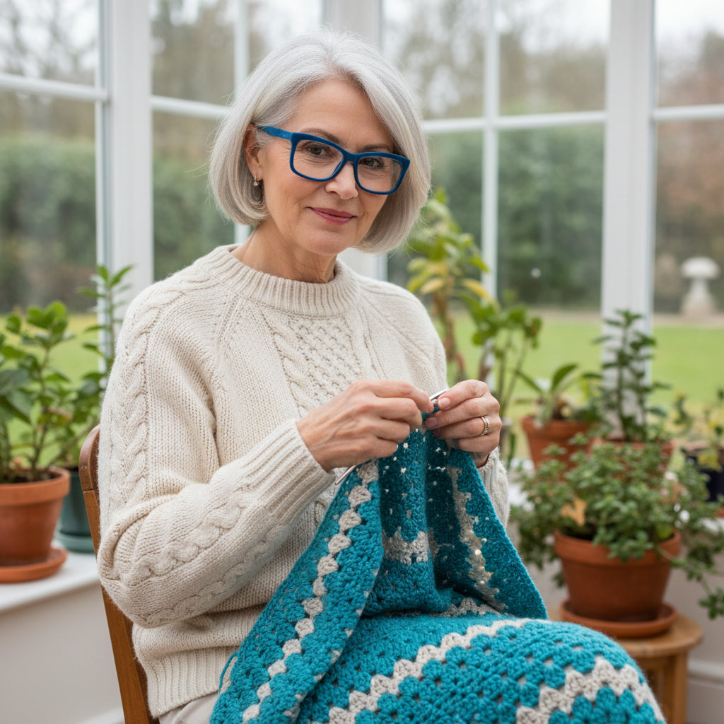 Bloom Reading Glasses, Blue