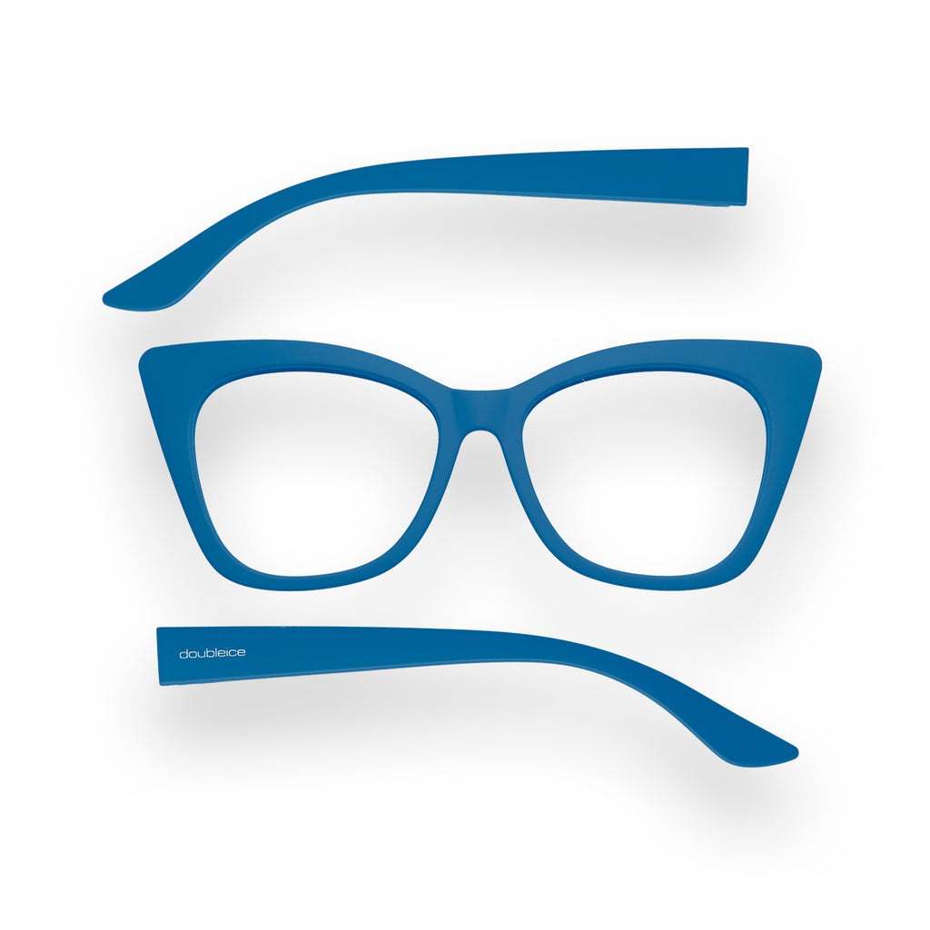 Panthera Reading Glasses, Blue