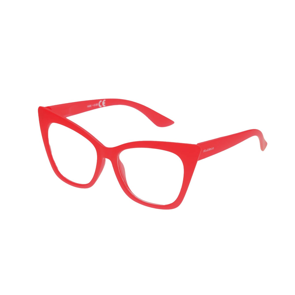 Panthera Reading Glasses, Red