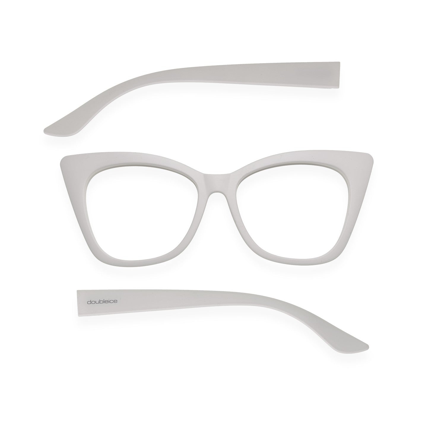Panthera Reading Glasses, White