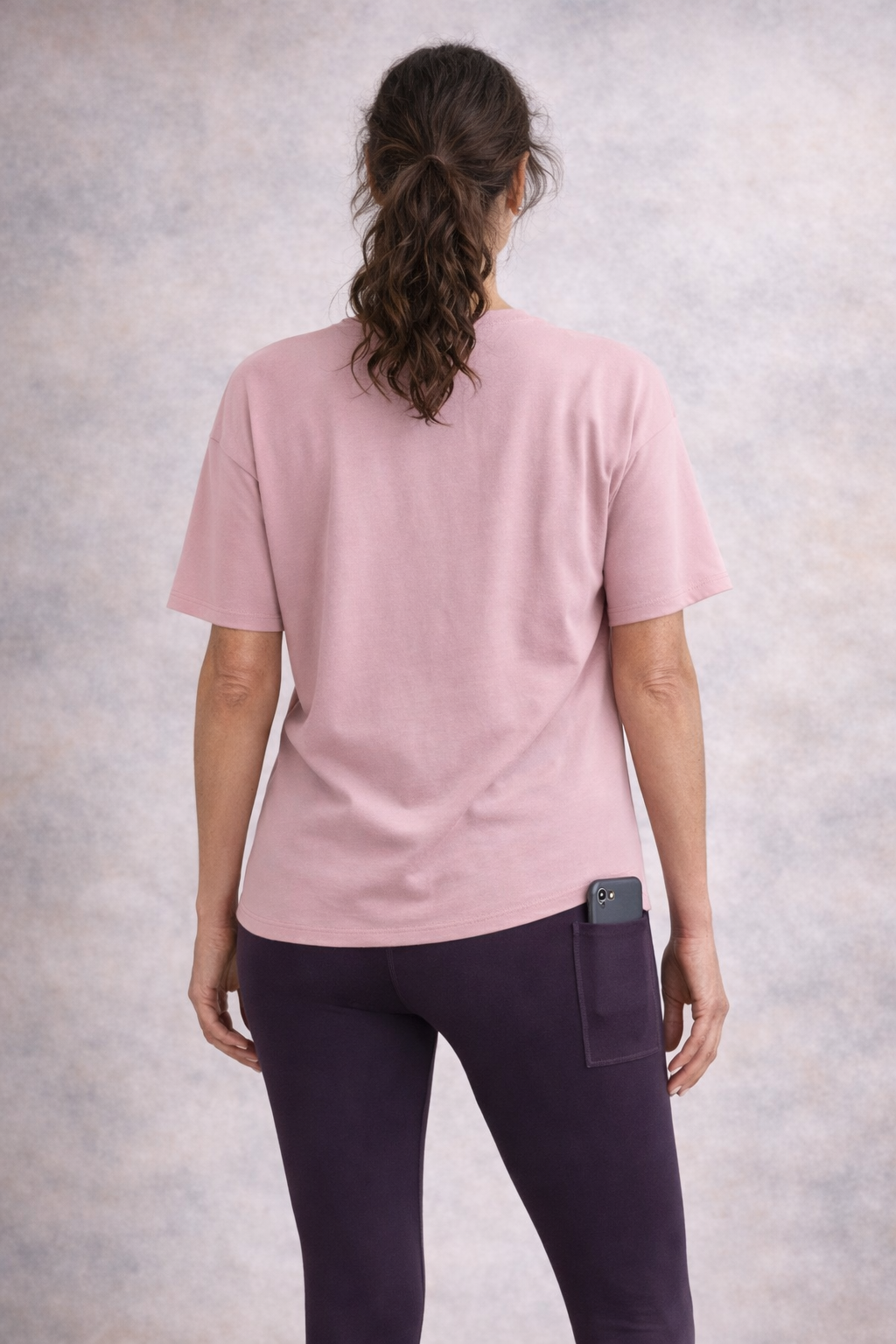 Rebecca TriDri Organic Boxy T-Shirt, Soft Pink