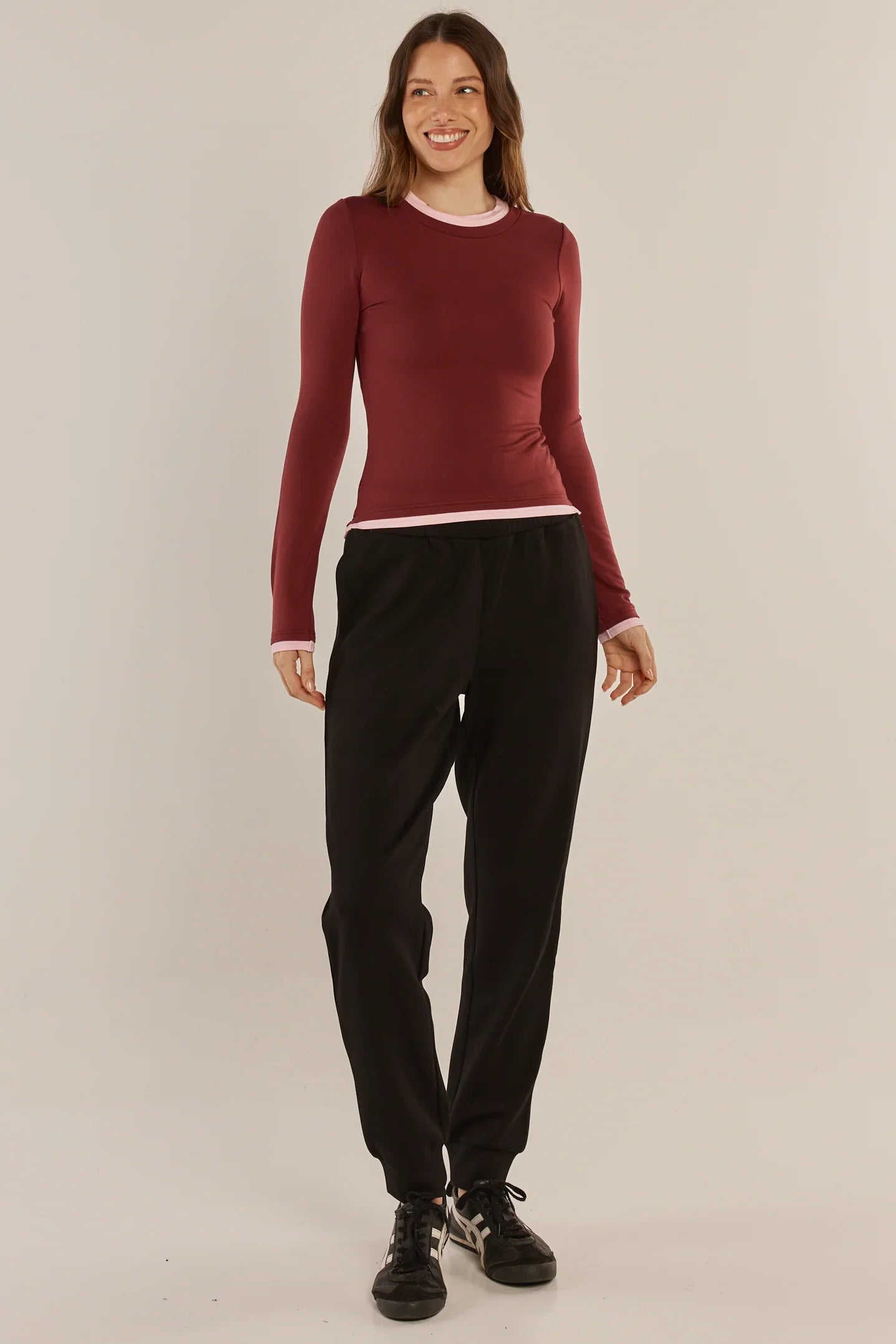 Cloud T-Shirt, Burgundy