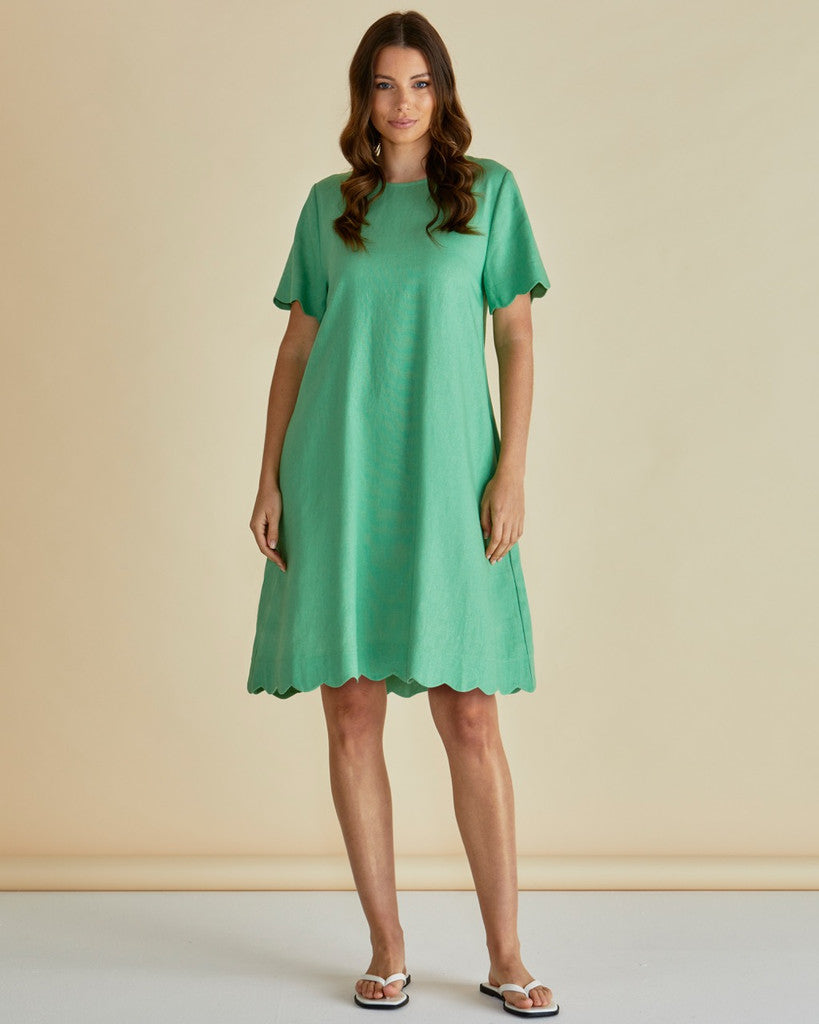 Dawn Shift Dress, Green