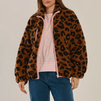 Jayne Fleece Jacket, Animal & Pink