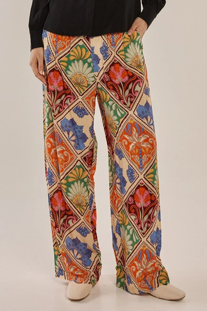 Lyon Trouser, Villa Floral Print
