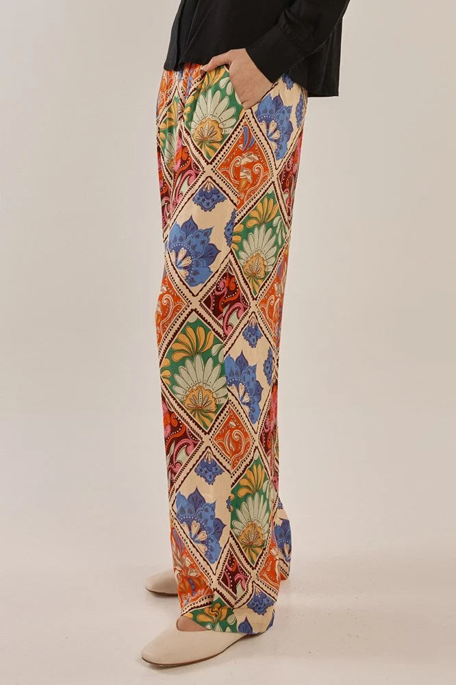 Lyon Trouser, Villa Floral Print