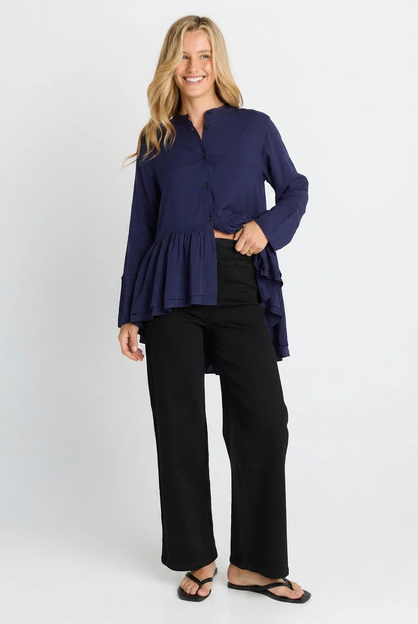 Straight Stretch Jean, Black