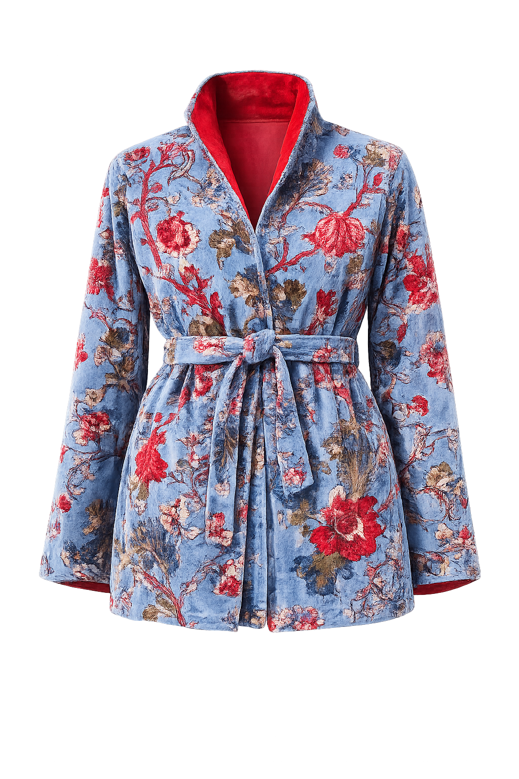 Andy Velvet Jacket, Indigo Ember