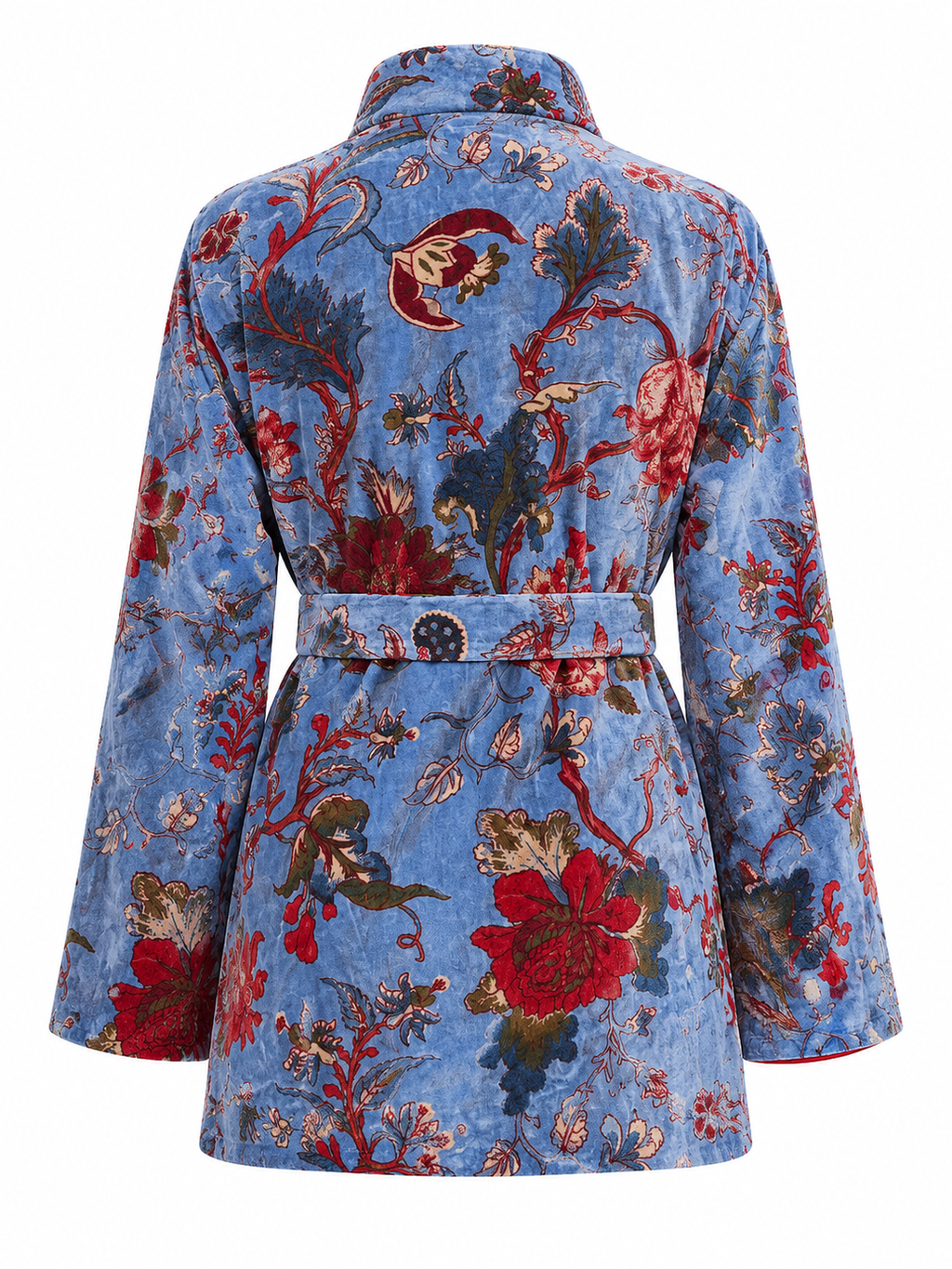 Andy Velvet Jacket, Indigo Ember