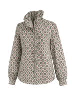 Bibi Shirt, Cotton Desert Sage